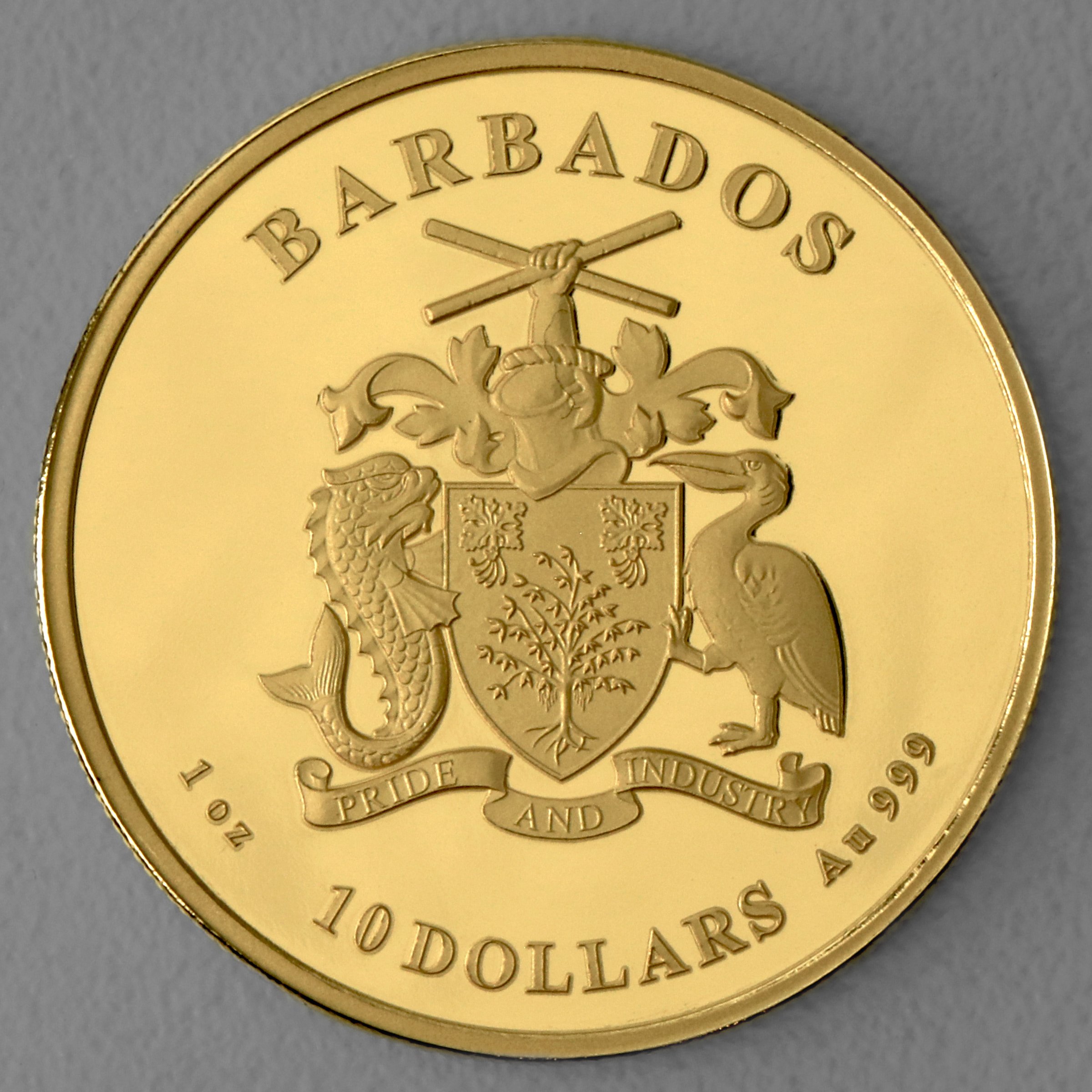 Goldmünze 1oz "Green Monkey" 2023 Caribbean Gold (Barbados) - Detailansicht 1