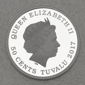 Silbermünze 1/2oz "Polar Bear 2017" Polar Babies Serie (Tuvalu) - Miniaturansicht 2