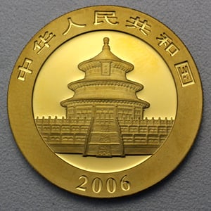 Goldmünze 1oz "Panda" 2006 (China) - Miniaturansicht 2