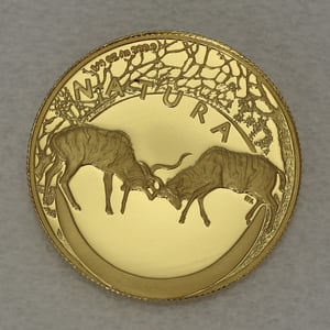 Goldmünzen "The Kudu" 1999 Natura Set 4-teilig Monarchs of Africa (Südafrika) - Miniaturansicht 4