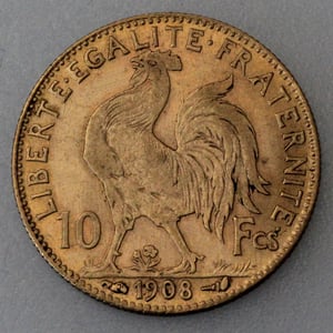 Goldmünze 10 Francs "Marianne" (Frankreich) - Miniaturansicht 2