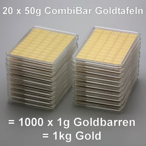 Investmentpaket (20x 50g Goldtafel) - Miniaturansicht 2