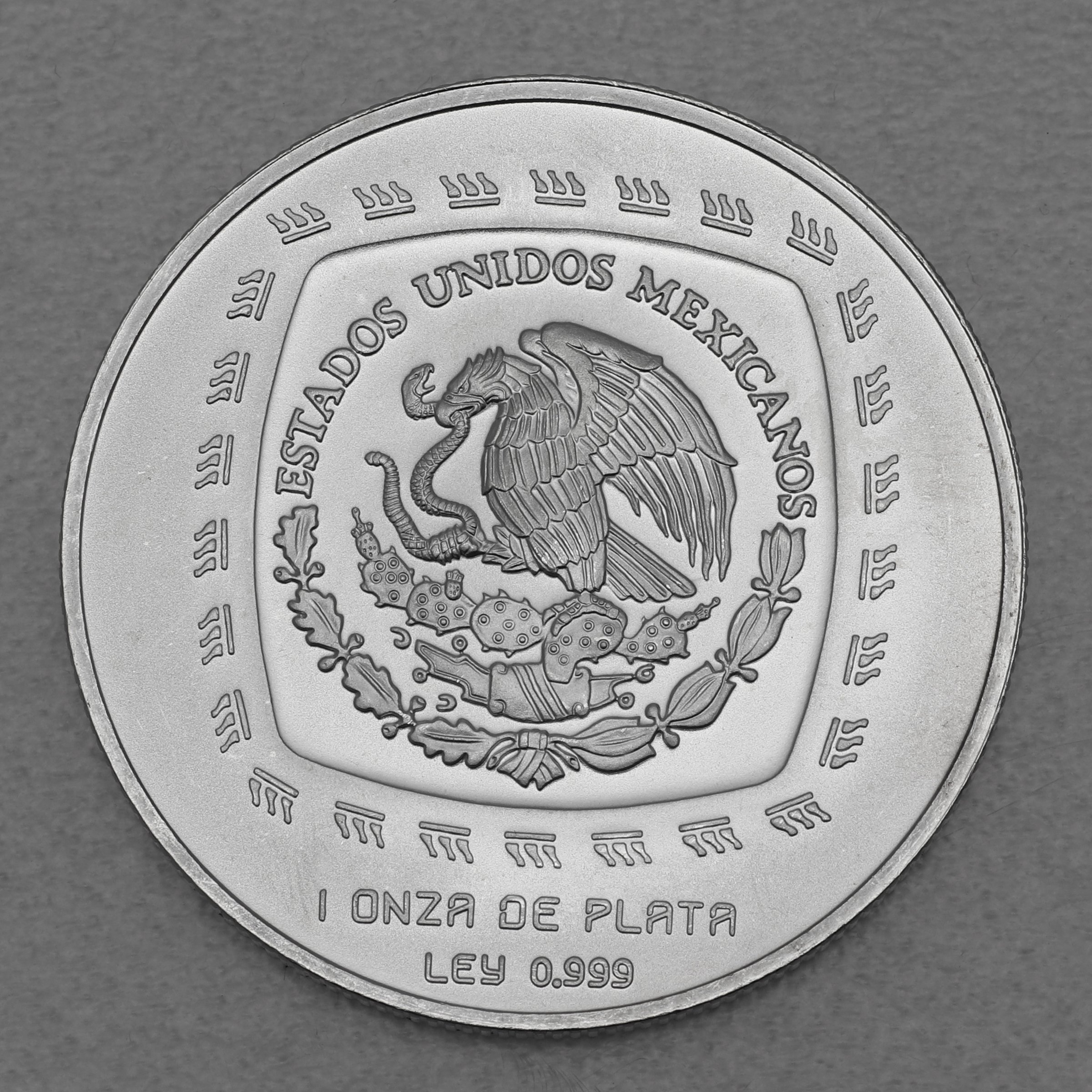 Silbermünze 1oz "Jadebeil" 1998 Präkolumbische Kulturen – Olmeken (Mexiko) - Detailansicht 1