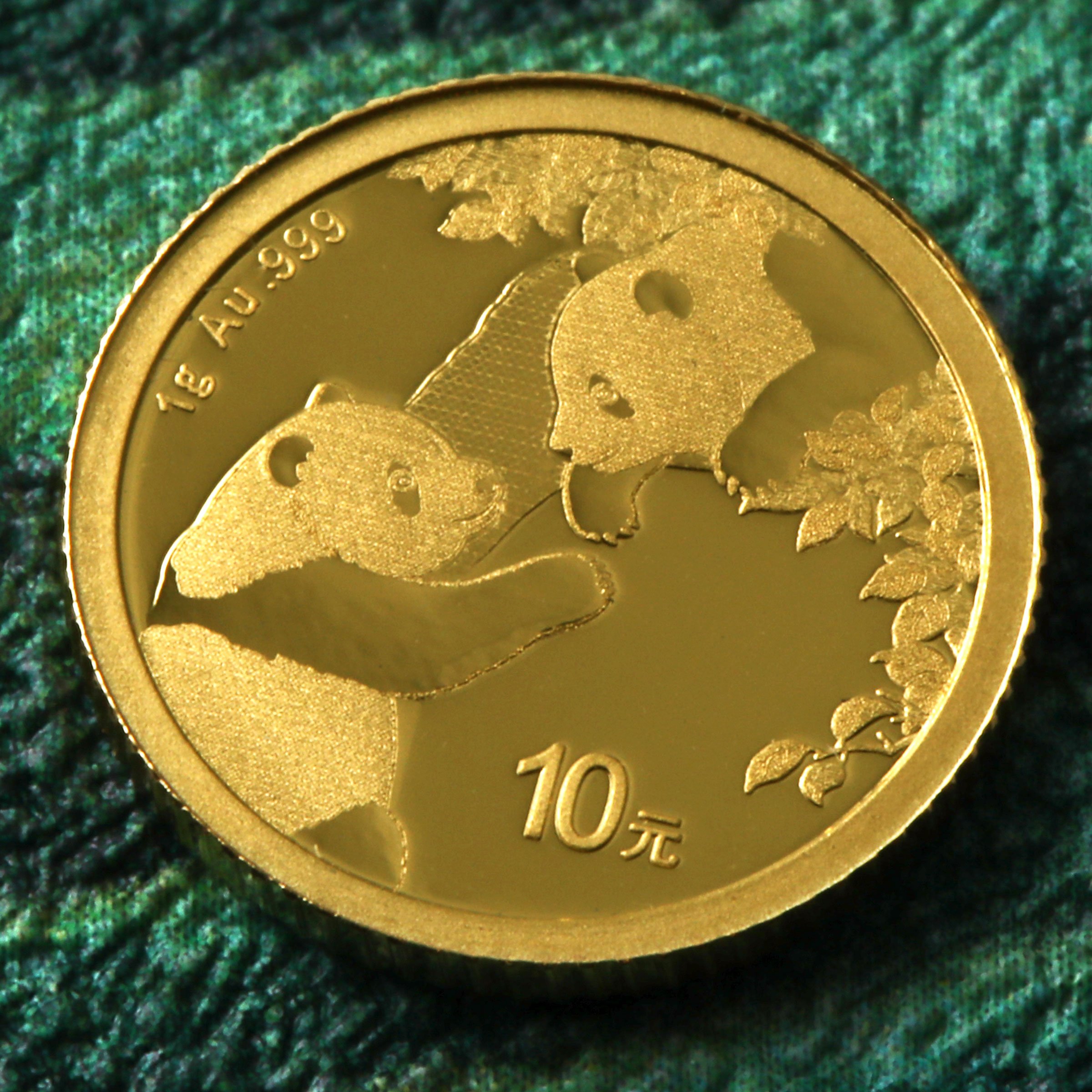 Goldmünze 1g "Panda" 2023 (China) - Detailansicht 4