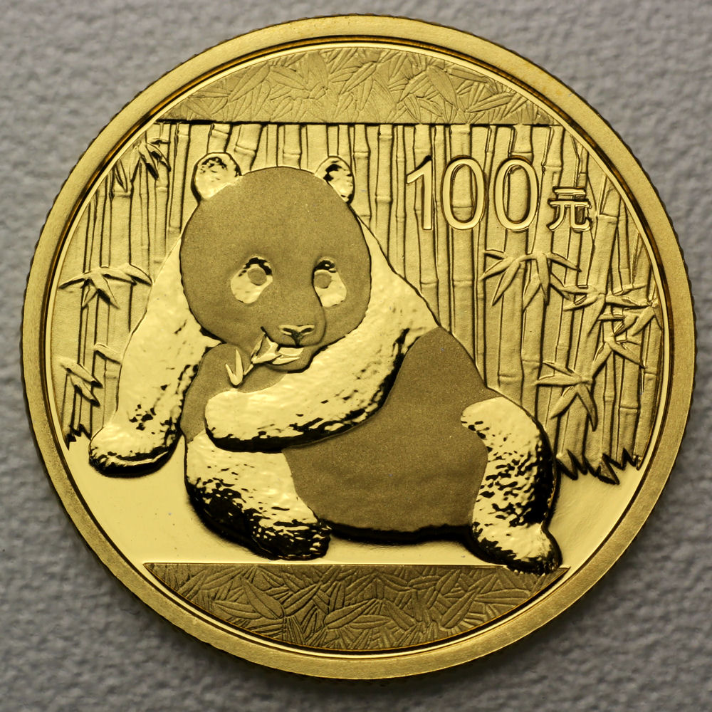 Goldmünze 1/4oz "Panda" 2015 (China) - Hauptansicht