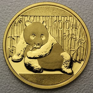 Goldmünze 1/4oz "Panda" 2015 (China) - Hauptansicht