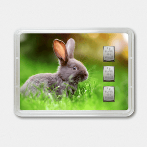 Silberbarren 3g "Ostern" (Flip) - Hauptansicht