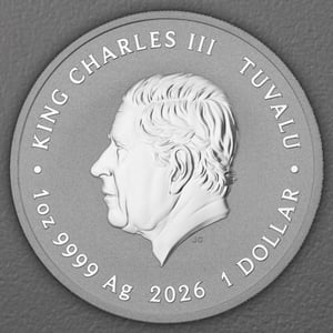Silbermünze 20 x 1oz "Fortes fortuna adiuvat" 2026 Ottifanten – Rüsselherde Ballonifant (Tuvalu) - Miniaturansicht 4