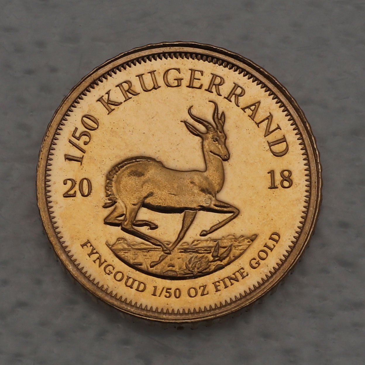 Goldmünze 1/50oz "Krügerrand" 2018 (Südafrika) - Hauptansicht