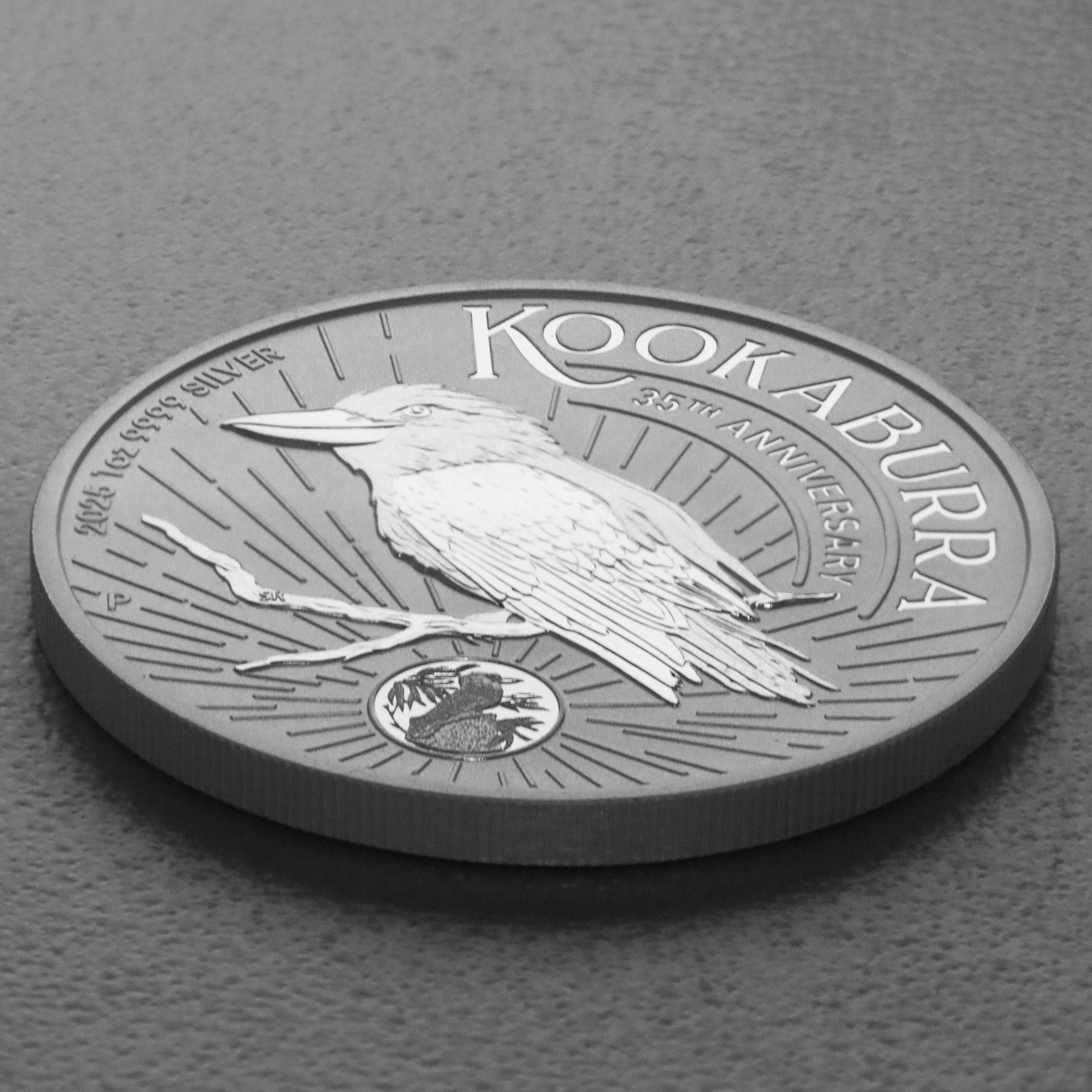 Silbermünze 1oz "Kookaburra" 2025 35th Anniversary diff. (Australien) - Detailansicht 2