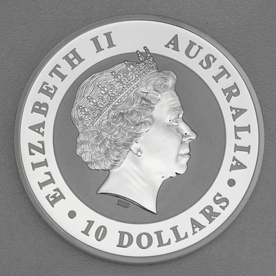 Silbermünze 10oz "Kookaburra" 2013 (Australien) - Miniaturansicht 2