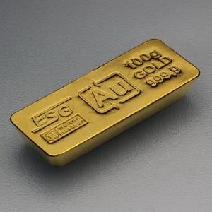 Goldbarren 100g Au ESG (klassischer Sargbarren) - Miniaturansicht 3