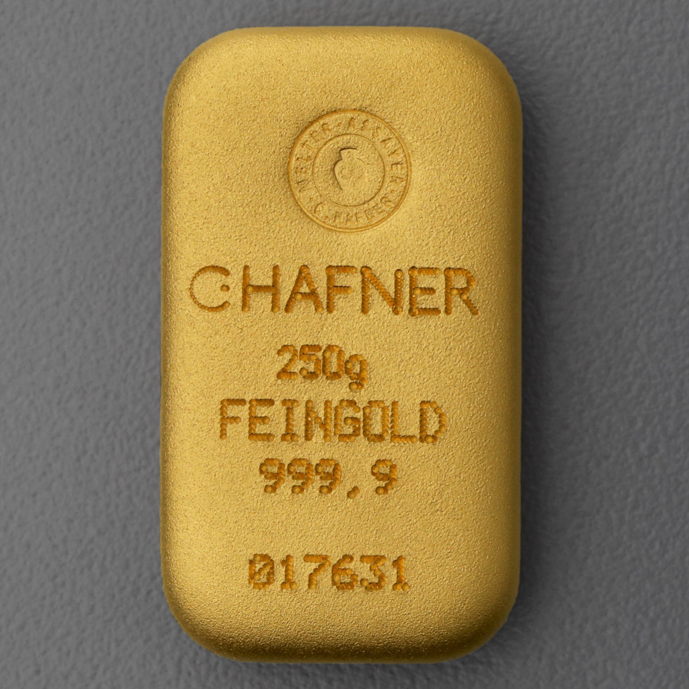 Goldbarren 250g C.HAFNER - "Resale" - Hauptansicht