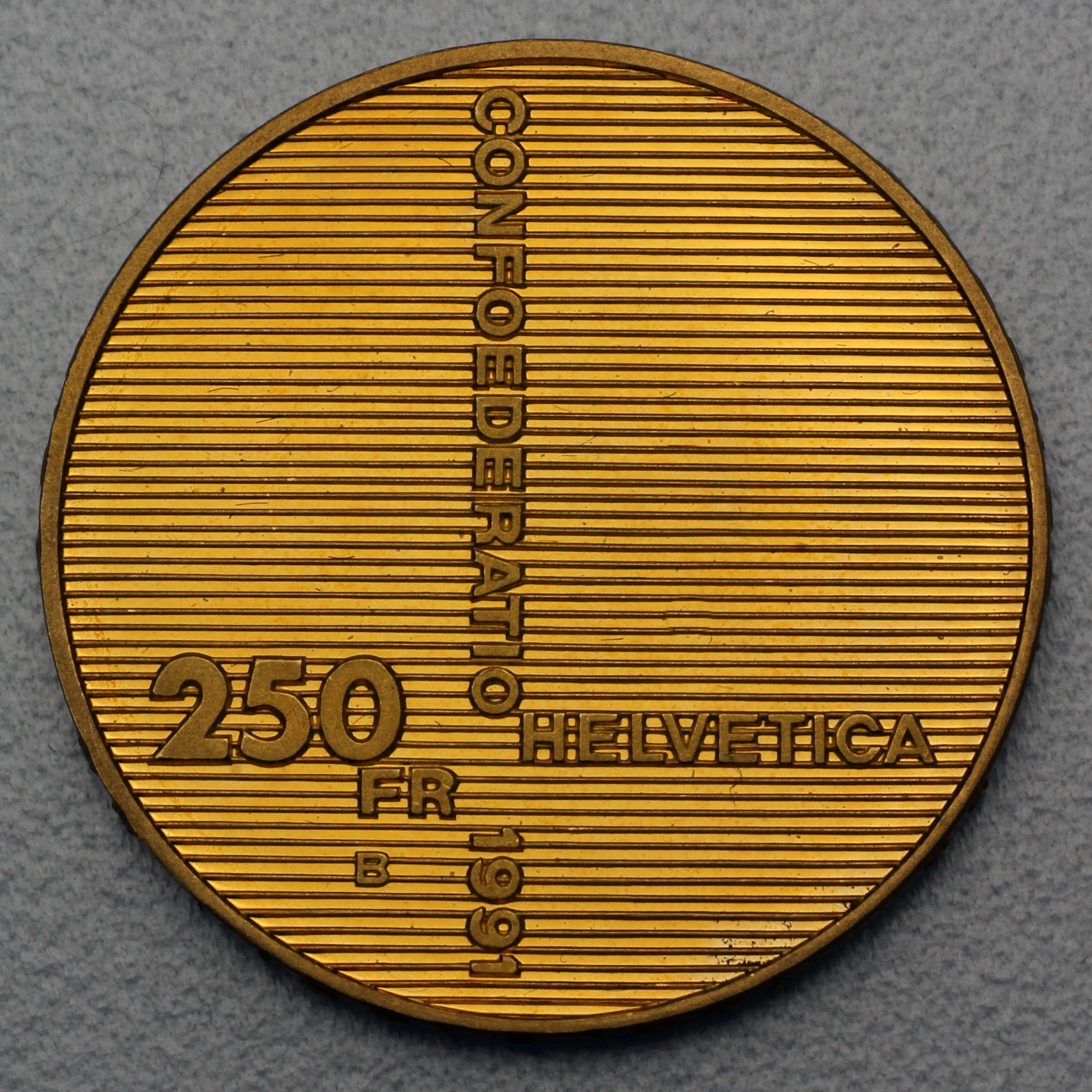 Goldmünze "250 Franken" 1991 700 Jahre Eidgenossenschaft (Schweiz) - Hauptansicht