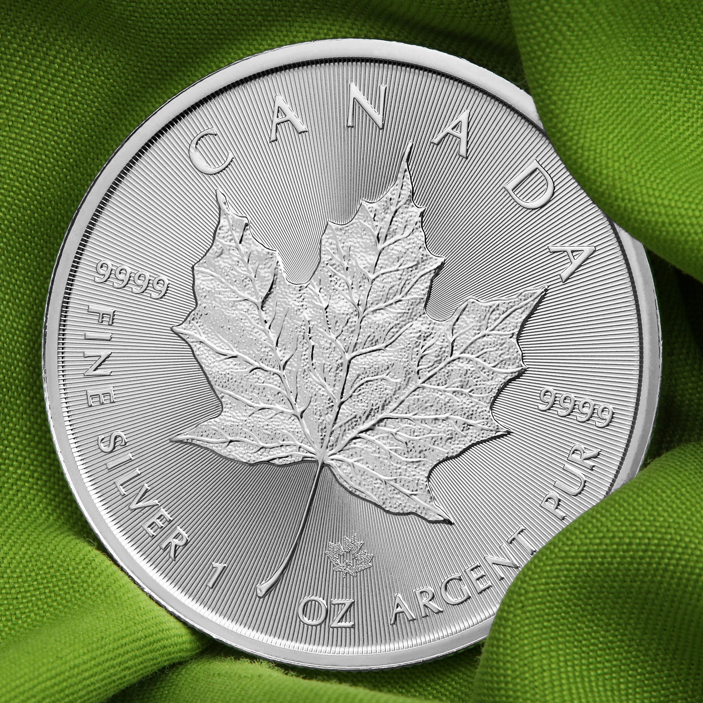 Silbermünze 1oz "Maple Leaf" aktueller Jahrgang 19% (Kanada) - Detailansicht 4