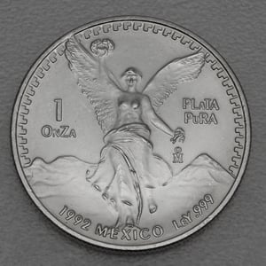 Silbermünze 1oz "Libertad" 1992 (Mexiko) - Hauptansicht