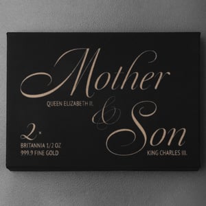 Goldmünzen 2 x 1/2oz "Britannia" 2023 Set – Mother & Son (Großbritannien) - Miniaturansicht 2