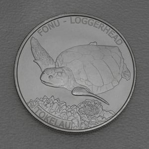 Silbermünze 1oz "Fonu – Loggerhead Turtle" 2019 Territory of Tokelau (Tokelau) - Hauptansicht