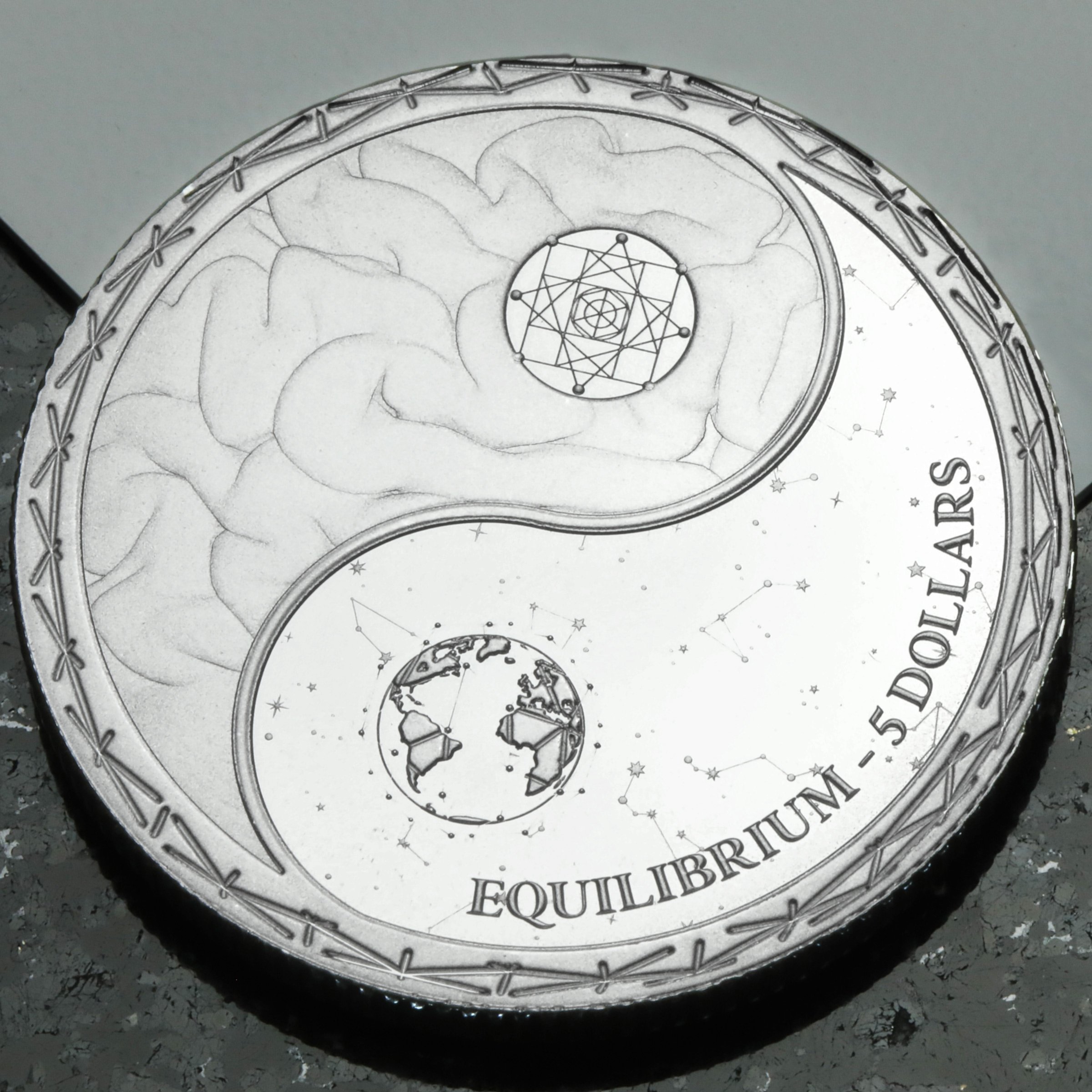 Silbermünze 1oz "Equilibrium" 2022 diff. (Tokelau) - Detailansicht 4