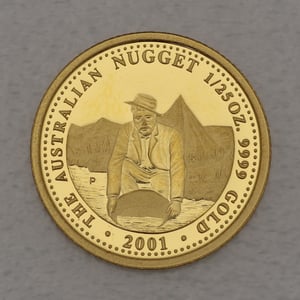 Goldmünze 1/25oz "Australian Nugget" 2001 Prospector (Australien) - Hauptansicht