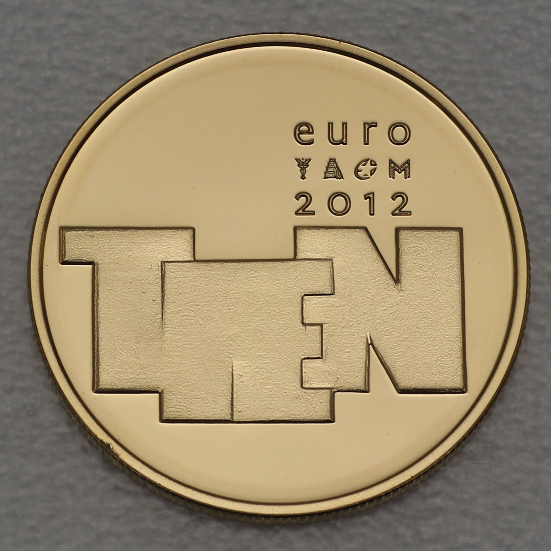 Goldmünze 10 Euro "Skulptur-Zehner" 2012 (Niederlande) - Detailansicht 1