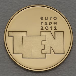 Goldmünze 10 Euro "Skulptur-Zehner" 2012 (Niederlande) - Miniaturansicht 2