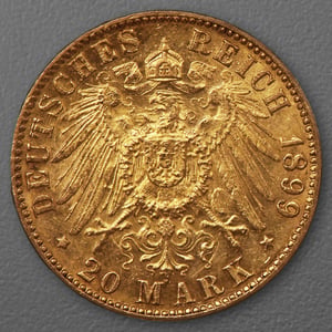 Goldmünze 20 Mark "Stadtwappen Hamburg" 1899-J J.212 (Hamburg) - Miniaturansicht 2