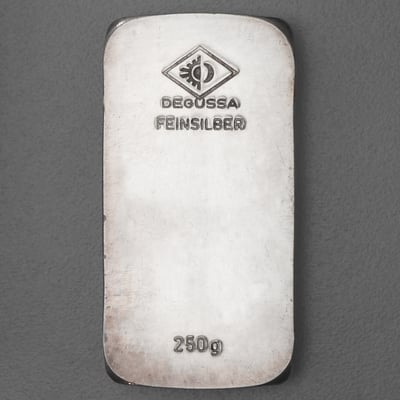 Silberbarren 250g DEGUSSA (Resale) - Miniaturansicht 1