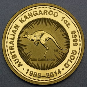 Goldmünze 1oz "Känguru" 2014 25. Jubiläum (Australien) - Hauptansicht