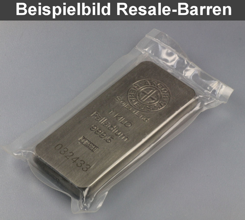 Palladiumbarren 1000g "Resale" - Detailansicht 1