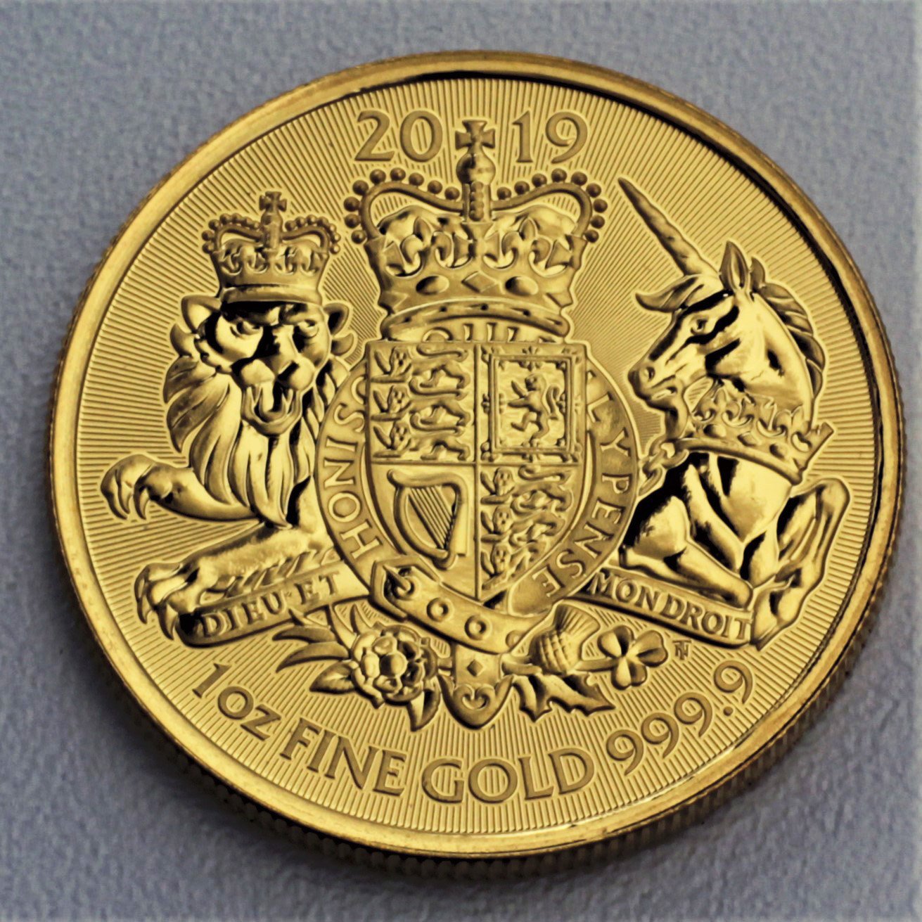 Goldmünze 1oz "The Royal Arms" 2019 (Großbritannien) - Hauptansicht