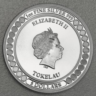 Silbermünze 1oz "Equilibrium" 2019 (Tokelau) - Miniaturansicht 2