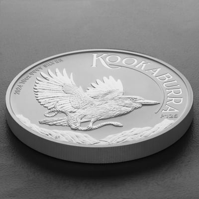 Silbermünze 10oz "Kookaburra" 2024 19% (Australien) - Miniaturansicht 3