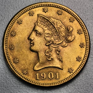 Goldmünze 10 Dollar "Liberty-Eagle" (USA) - Hauptansicht