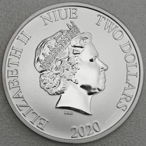 Silbermünze 1oz "Jurassic Park" 2020 (Niue) - Miniaturansicht 2