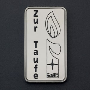 Silberbarren 1oz "Zur Taufe" ESG - Hauptansicht