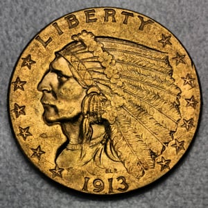 Goldmünze 2,5 Dollar "Indian Head" versch. Jahrg. (USA) - Hauptansicht