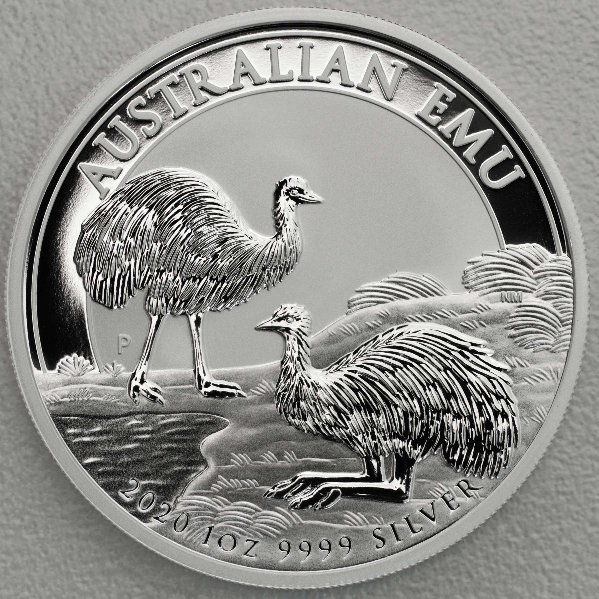 Silbermünze 1oz "Emu" 2020 (Australien) - Hauptansicht