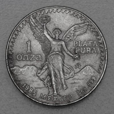 Silbermünze 1oz "Libertad" 1985 (Mexiko) - Miniaturansicht 1
