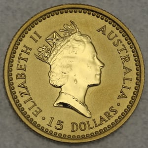 Goldmünze 1/10oz "Känguru" 1992 Australian Nugget (Australien) - Miniaturansicht 2