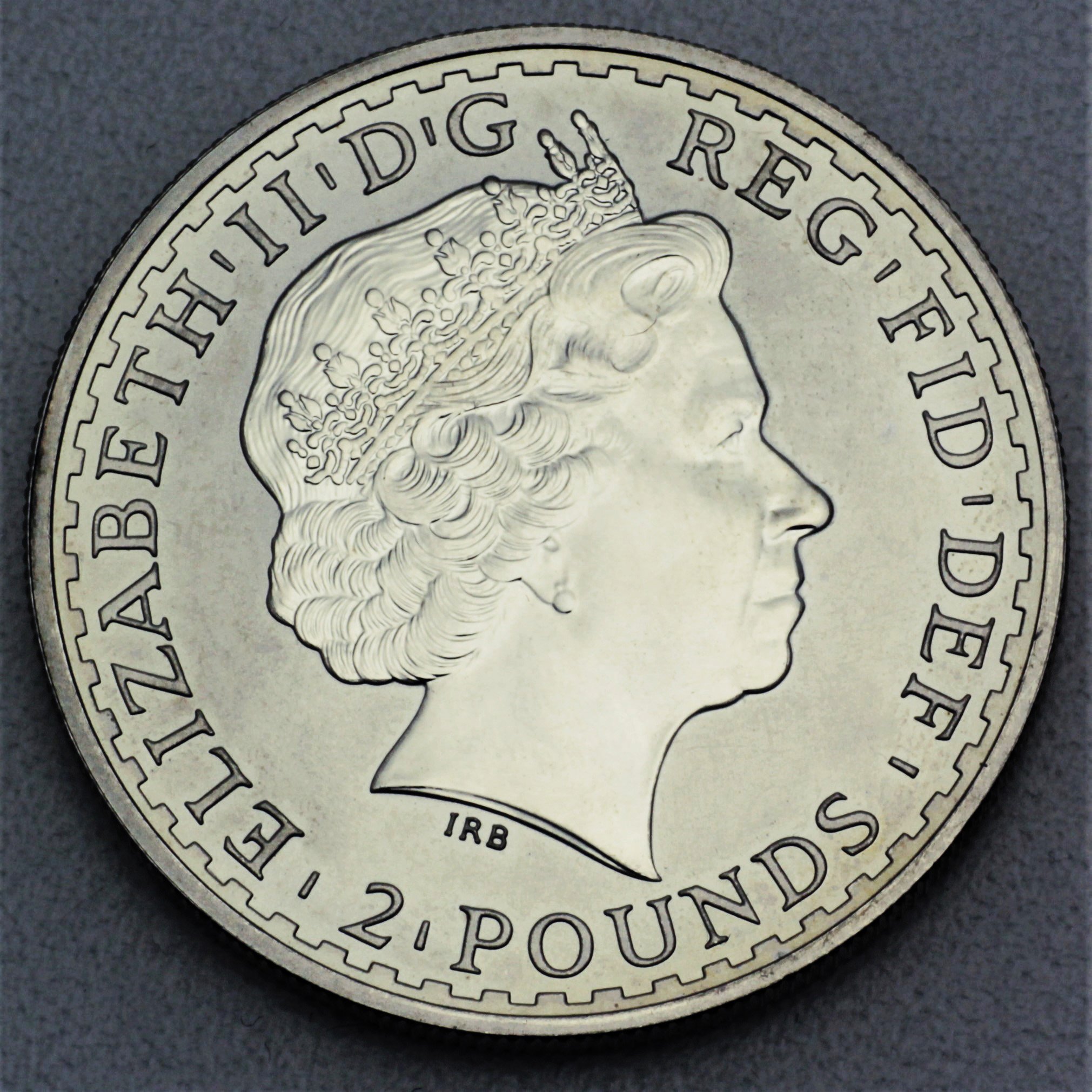 Silbermünze 1oz "Britannia" 2002 (Großbritannien) - Detailansicht 1