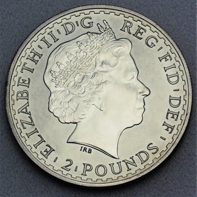 Silbermünze 1oz "Britannia" 2002 (Großbritannien) - Miniaturansicht 2