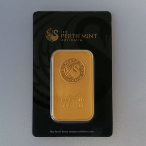 Goldbarren 100g THE PERTH MINT "Känguru" - Hauptansicht