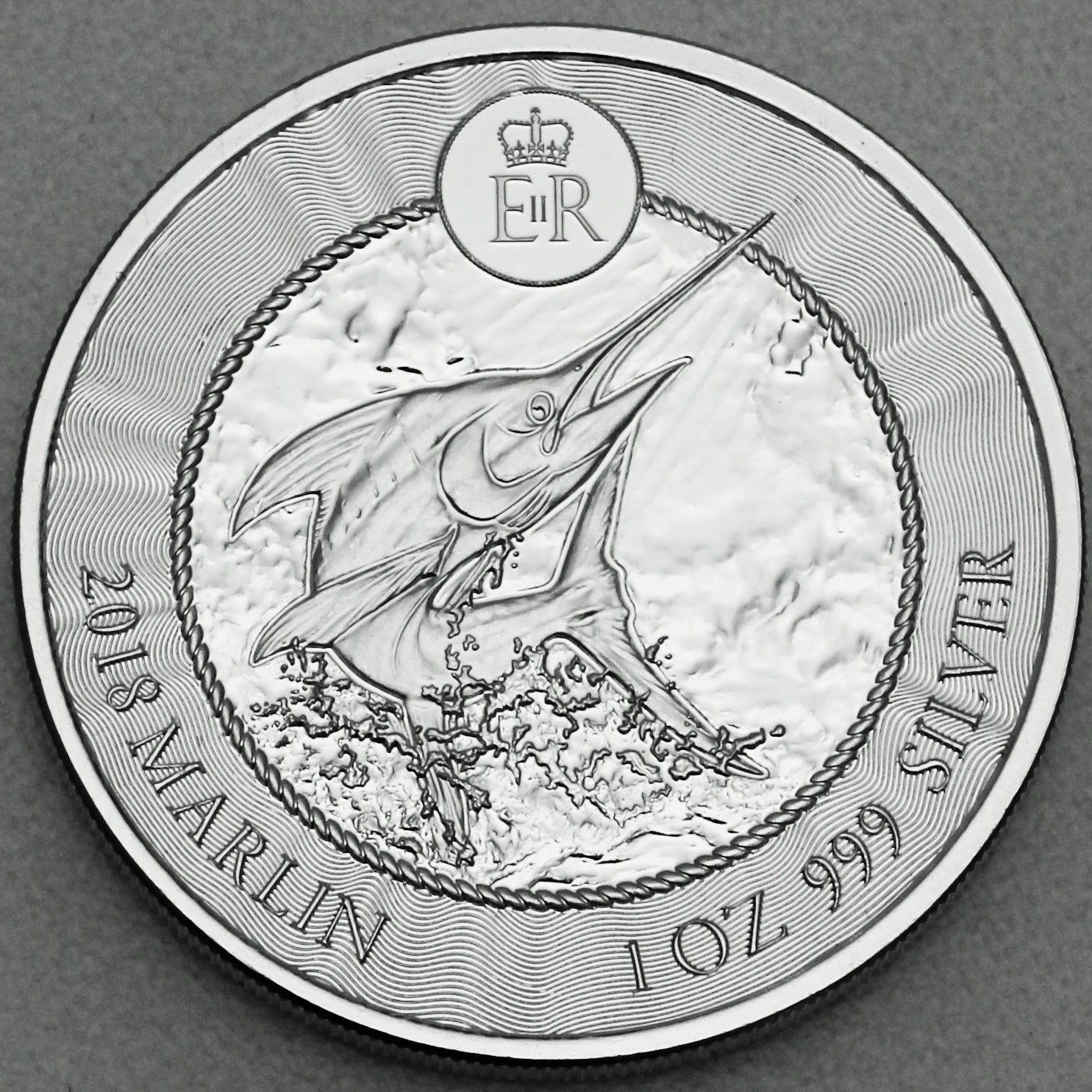 Silbermünze 1oz "Marlin" 2018 Cayman Sea Life (Kaimaninseln) - Hauptansicht