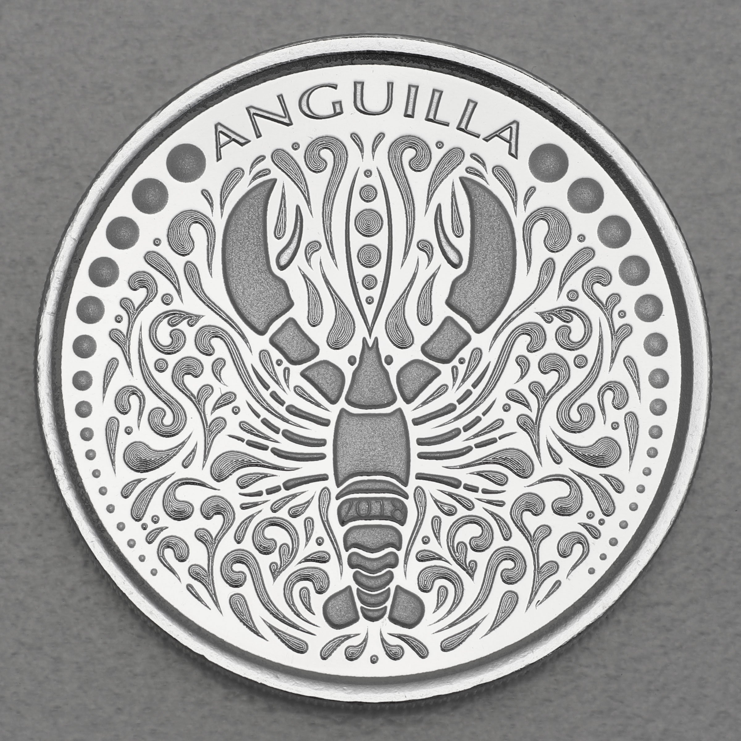 Silbermünze 1oz "Lobster" 2018 Eastern Caribbean 8 (Anguilla) - Hauptansicht