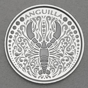 Silbermünze 1oz "Lobster" 2018 Eastern Caribbean 8 (Anguilla) - Miniaturansicht 1