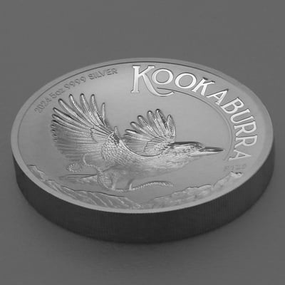 Silbermünze 5oz "Kookaburra" 2024 (PP/HR/incused) 19% (Australien) - Miniaturansicht 3