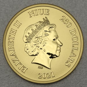 Goldmünze 1oz "Donald & Daisy" 2021 Disney (Niue) - Miniaturansicht 2