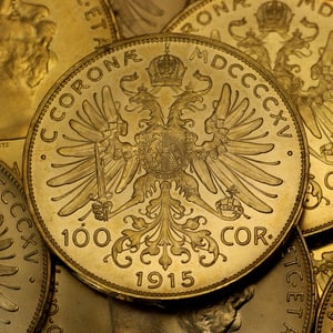 Goldmünze 10 x 100 Kronen "Franz Joseph I." 1915 Investmentpaket Nachprägung (Österreich) - Miniaturansicht 4
