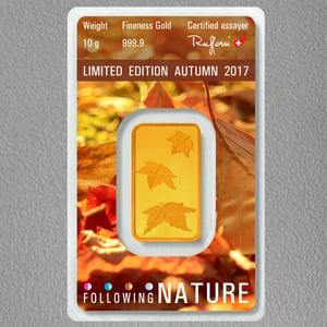 Goldbarren (4x 10g) "Following Nature" ARGOR - Miniaturansicht 3